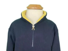 Load image into Gallery viewer, Truck Trio Zip Neck Fleece Navy Children Pullover Embroidered Assorted Sizes