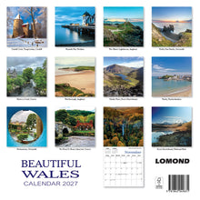 Load image into Gallery viewer, Beautiful Wales 2027 Calendar Wall Planner Organiser Betws-y-Coed Snowdonia
