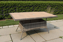 Load image into Gallery viewer, Cyprus Garden Dining Set Table and Six Chairs Rattan Polywood