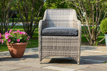 Load image into Gallery viewer, Cyprus Garden Dining Set Table and Six Chairs Rattan Polywood