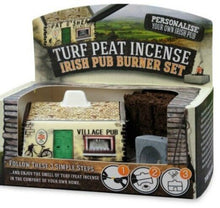 Load image into Gallery viewer, Irish Turf Peat Incense Ceramic Pub Burner Set Novelty Saint Patrick's Day Gift