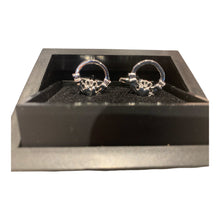 Load image into Gallery viewer, Mens Cufflinks Irish Claddagh Pewter Saint Patrick's Ireland Icon Gift