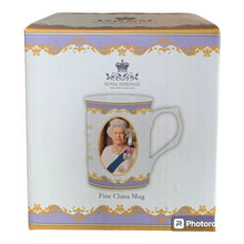 Load image into Gallery viewer, Her Majesty Queen Elizabeth II Commemorative Mug Fine Bone China UK Royalty Gift
