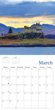 Load image into Gallery viewer, Scottish Castles 2027 Calendar Wall Planner Organiser Tarbet Castle