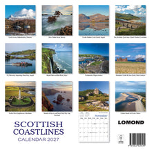 Load image into Gallery viewer, Scottish Coastlines 2027 Calendar Wall Planner Organiser Glencoe Moray