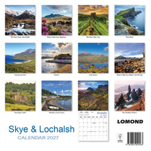 Load image into Gallery viewer, Skye and Lochalsh 2027 Calendar Wall Planner Organiser Dunvegan Castle