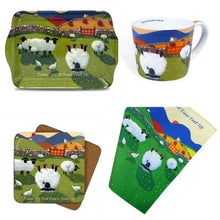 Load image into Gallery viewer, Time To Put Ewe'r Feet Up Coaster Mug Scatter Tray Tea Towel Thomas Joseph