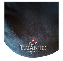 Load image into Gallery viewer, Titanic 1912 Flat Cap Navy Plain White Star Line Hats Size Large 61cm
