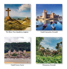 Load image into Gallery viewer, Wales 2027 Calendar Wall Planner Organiser Puffin Skomer Island Castell Conwy