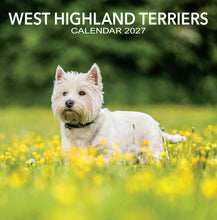 Load image into Gallery viewer, West Highland Terriers Calendar 2027 Wall Planner Organiser Westies Dogs
