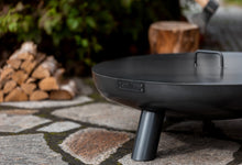 Load image into Gallery viewer, Bali Garden Fire Bowl and Round Grate Natural Steel Cook King Handmade in EU