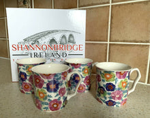 Load image into Gallery viewer, Kale 4-Piece Fine China Mugs Gift Set Boxed