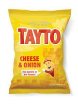 Load image into Gallery viewer, Tayto Cheese and Onion Potato Crisps 25g Bags x 10