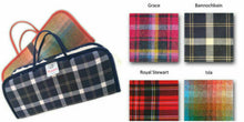 Load image into Gallery viewer, Folding Lambswool Tweed Knee and Seat Pad with Handles