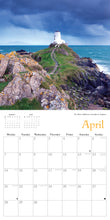 Load image into Gallery viewer, Beautiful Wales Calendar 2025 Organiser Hanging Wall Planner Christmas Gift

