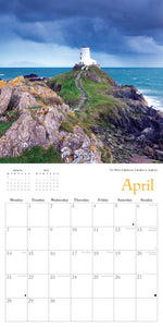 Beautiful Wales Calendar 2025 Organiser Hanging Wall Planner Christmas Gift
