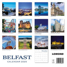 Load image into Gallery viewer, Belfast Calendar 2025 Organiser Hanging Wall Planner Titanic Christmas Gift
