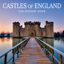 Load image into Gallery viewer, Castles of England Calendar 2025 Organiser Wall Planner Christmas Gift
