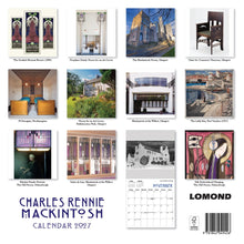Load image into Gallery viewer, Charles Rennie Mackintosh 2027 Calendar Wall Planner Organiser Helensburgh
