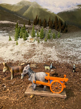 Load image into Gallery viewer, Irish Turf Peat Incense Burner Set Ceramic Donkey and Cart Boxed Novelty Gift
