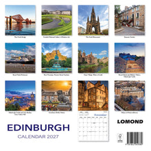 Load image into Gallery viewer, Edinburgh 2027 Calendar Wall Planner Organiser Holyrood House
