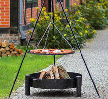 Load image into Gallery viewer, Haiti Fire Bowl Tripod Outdoor Grill Set Cook King Handmade in EU
