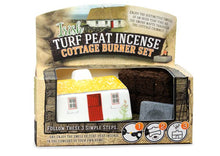 Load image into Gallery viewer, Irish Turf Peat Incense Burner Set Ceramic Cottage Boxed Novelty Ireland Gift
