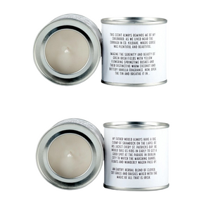 Candles Set of 2 Irish Gorse Bush and Shamrock