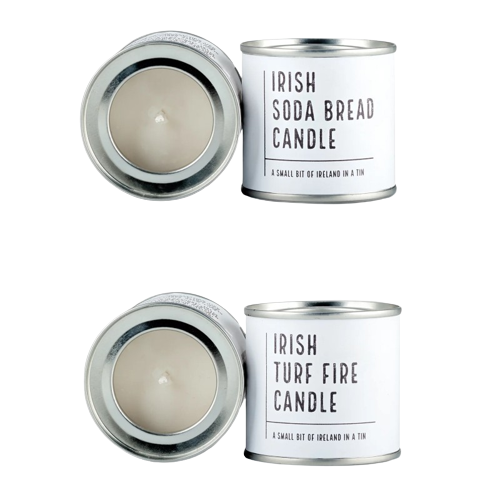 Candles Set of 2 Irish Soda Bread and Turf Fire