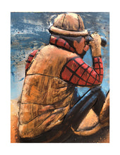 Load image into Gallery viewer, 3D Metal Picture Wall Art One Man and His Dog Sea Scene 80 x 80cm Gift
