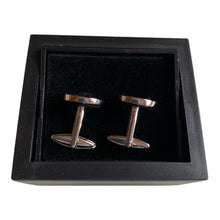 Load image into Gallery viewer, Mens Cufflinks Irish Celtic Knot Enamel Metal Saint Patrick&#39;s Gift
