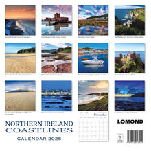 Load image into Gallery viewer, Northern Ireland Coastlines Calendar 2025 Organiser Wall Planner Christmas Gift
