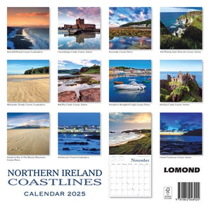 Northern Ireland Coastlines Calendar 2025 Organiser Wall Planner Christmas Gift