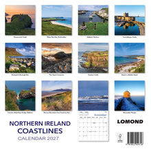 Load image into Gallery viewer, Northern Ireland Coastlines 2027 Calendar Wall Planner Organiser Carrickfergus Castle
