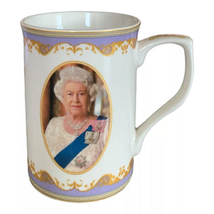 Her Majesty Queen Elizabeth II Commemorative Mug Fine Bone China UK Royalty Gift