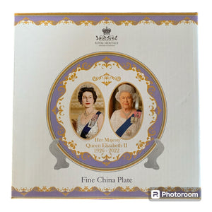 Her Majesty Queen Elizabeth II Commemorative Plate 15cm Fine Bone China UK Royalty Gift