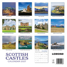 Load image into Gallery viewer, Scottish Castles 2027 Calendar Wall Planner Organiser Tarbet Castle
