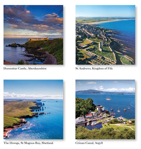 Scottish Coastlines Calendar 2025 Organiser Wall Planner Christmas Gift