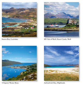Scottish Coastlines Calendar 2025 Organiser Wall Planner Christmas Gift