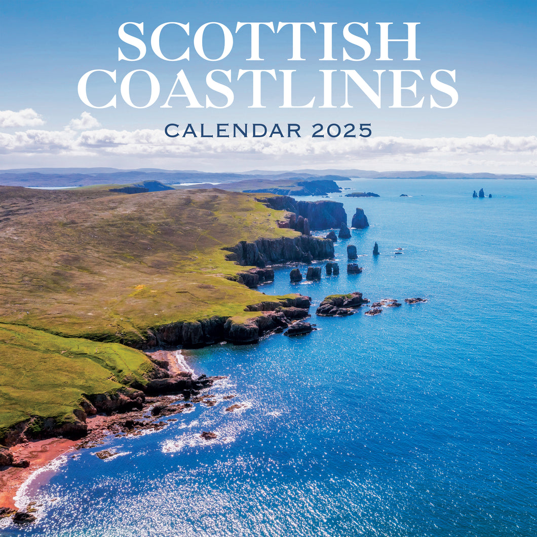 Scottish Coastlines Calendar 2025 Organiser Wall Planner Christmas Gift
