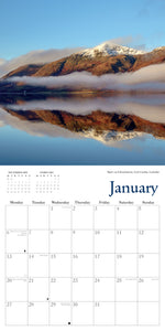 Scottish Highlands Calendar 2025 Wall Planner Organiser Christmas Gift