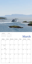 Load image into Gallery viewer, Scottish Islands 2027 Calendar Wall Planner Organiser Cuillin Hills
