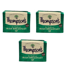 Load image into Gallery viewer, x3 Thompsons Irish Breakfast Tea Blend 80 Teabags Traditional 250g Ireland Gift
