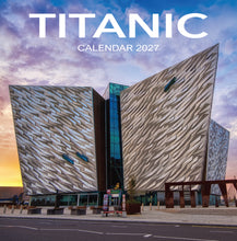 Load image into Gallery viewer, Titanic 2027 Calendar Wall Planner Organiser Belfast Harbour
