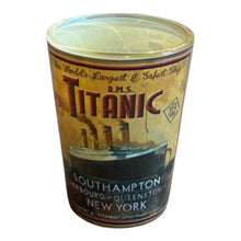 Load image into Gallery viewer, Shot Glasses Small Vintage Collection Souvenir Titanic Poster Design Pack of 3
