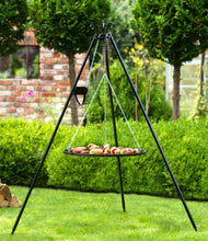 Load image into Gallery viewer, Viking Fire Bowl Tripod Outdoor Grill Set Cook King Handmade in EU
