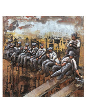 Load image into Gallery viewer, Crafted Charm 3D Metal and Wood Wall Art Celebrating NYC’s Iconic Workmen
