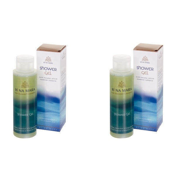 x2 Ri Na Mara Shower Gel Ireland Seaweed Extracts 250ml Mild Body Wash Irish Gift
