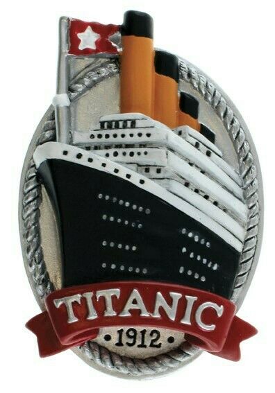 White Star Line Titanic 1912 Resin Fridge Magnet