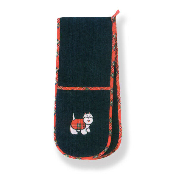 Tartan Terriers Double Oven Glove